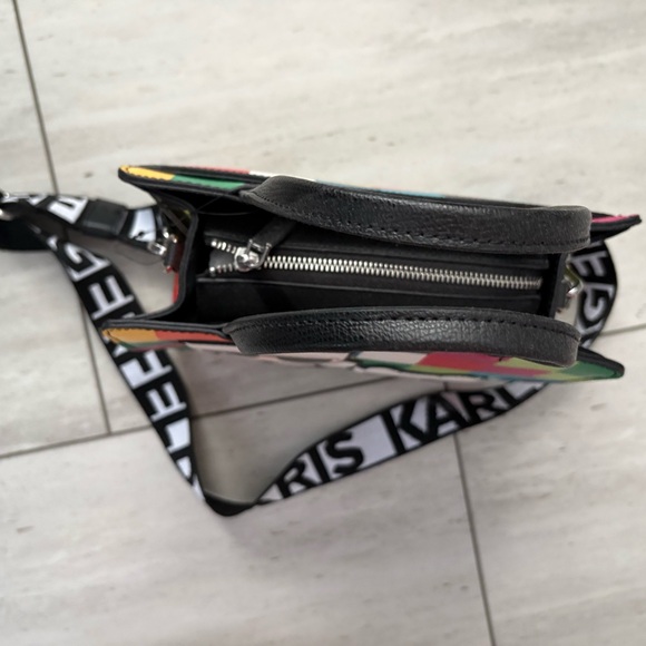 Karl Lagerfeld Multicolor colorblock Leather Bag - Picture 3 of 11